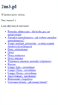Mobile Screenshot of 2m3.pl